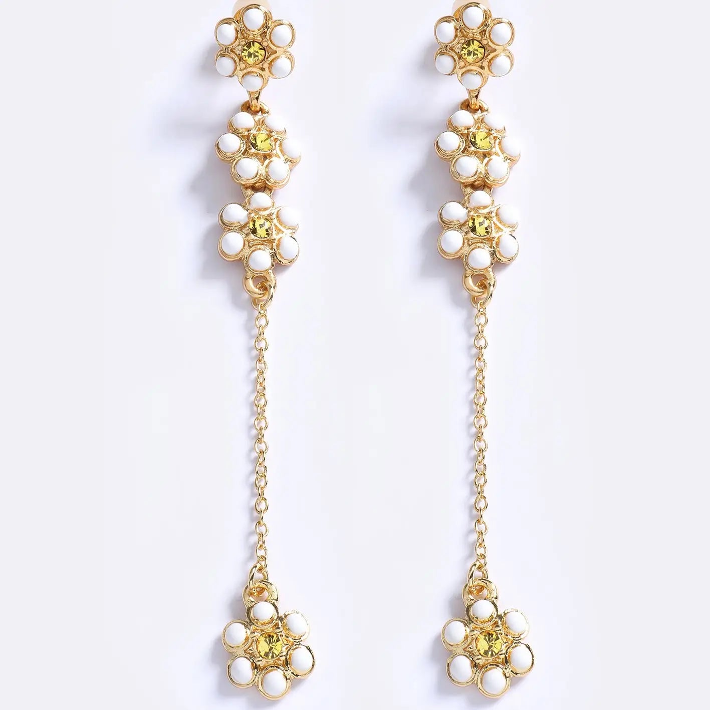 Daisy Earrings - Gold