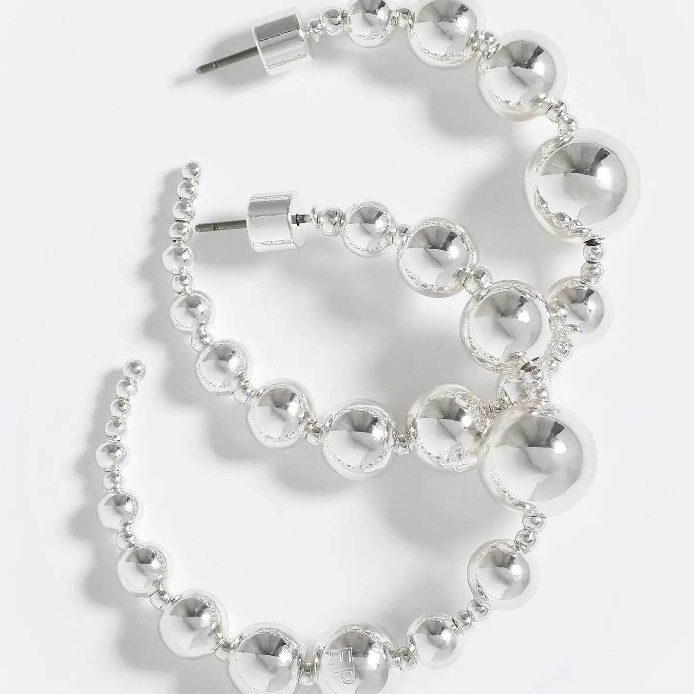 Emma Pills Moonlight Hoops - Silver