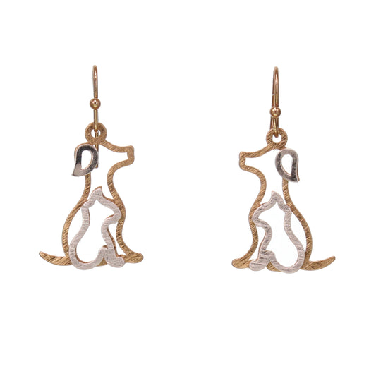 Puppy & Kitty Friends Earrings