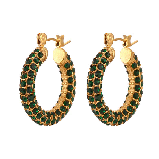 Alondra Earrings - Green