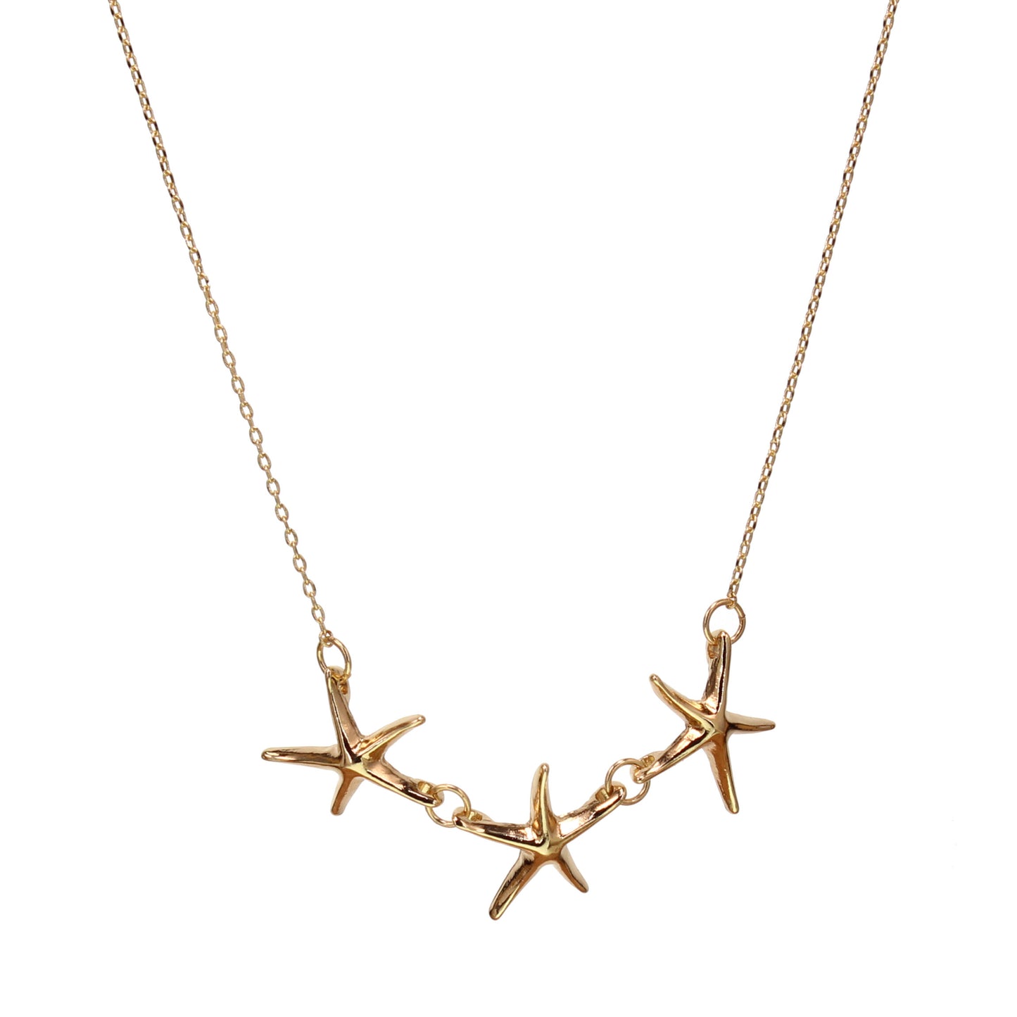 Star Fish Necklace - Gold