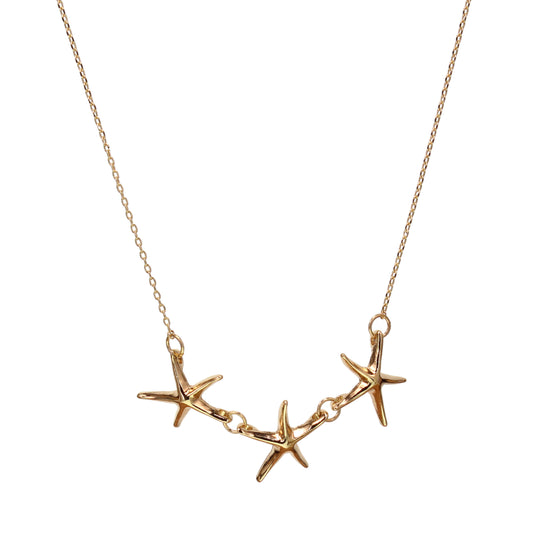 Star Fish Necklace - Gold