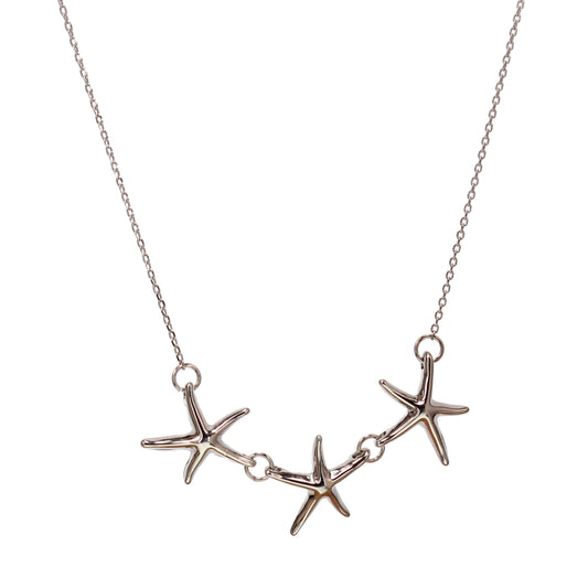 Star Fish Necklace - Silver