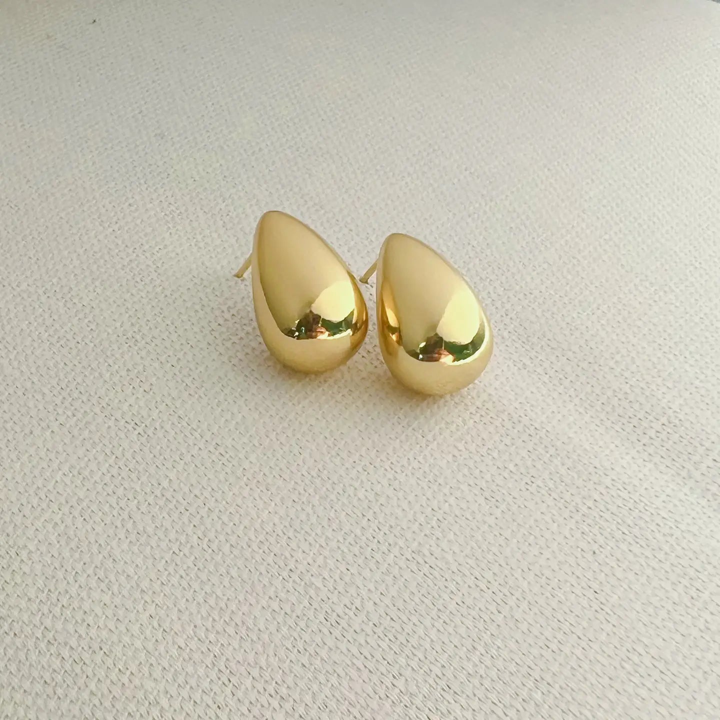 Dome Studs Earrings Gold Filled