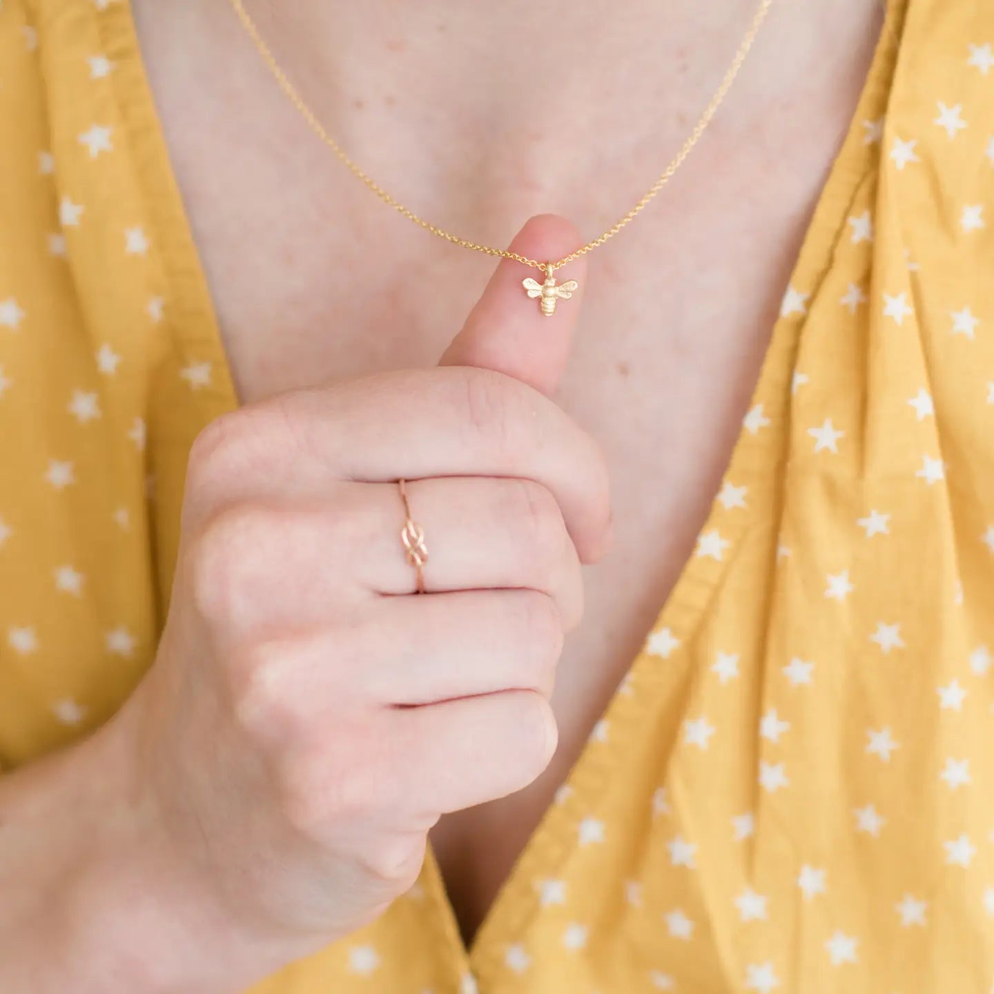 Momma + Me Bees Necklace Set