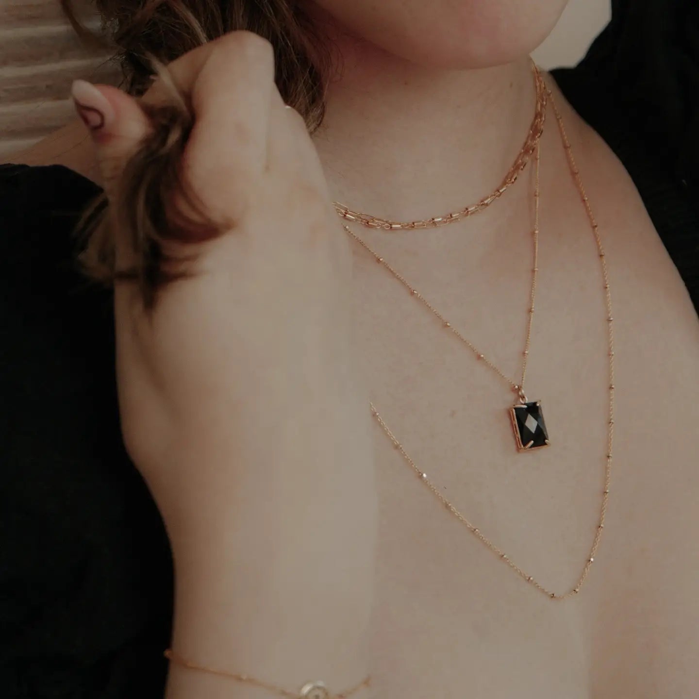 Black Emerald Necklace