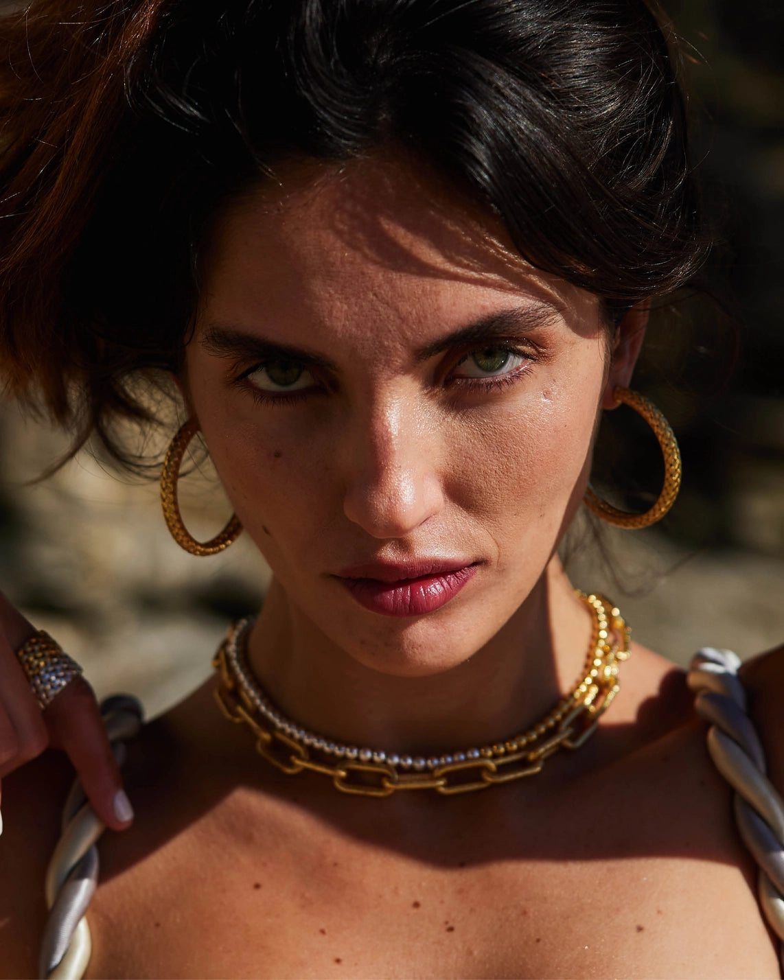Capri Extra Hoops - Gold