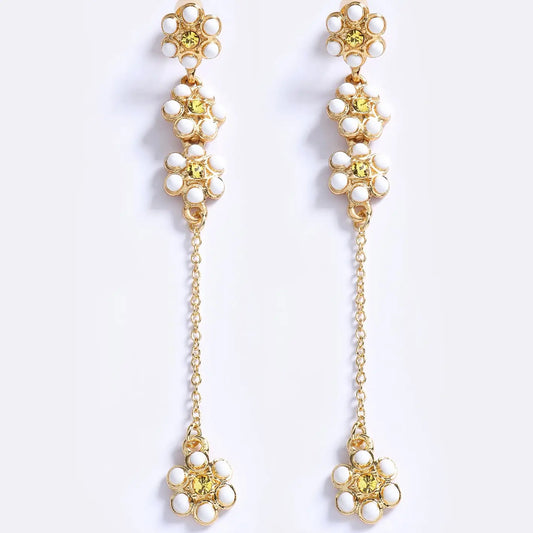 Daisy Earrings - Gold
