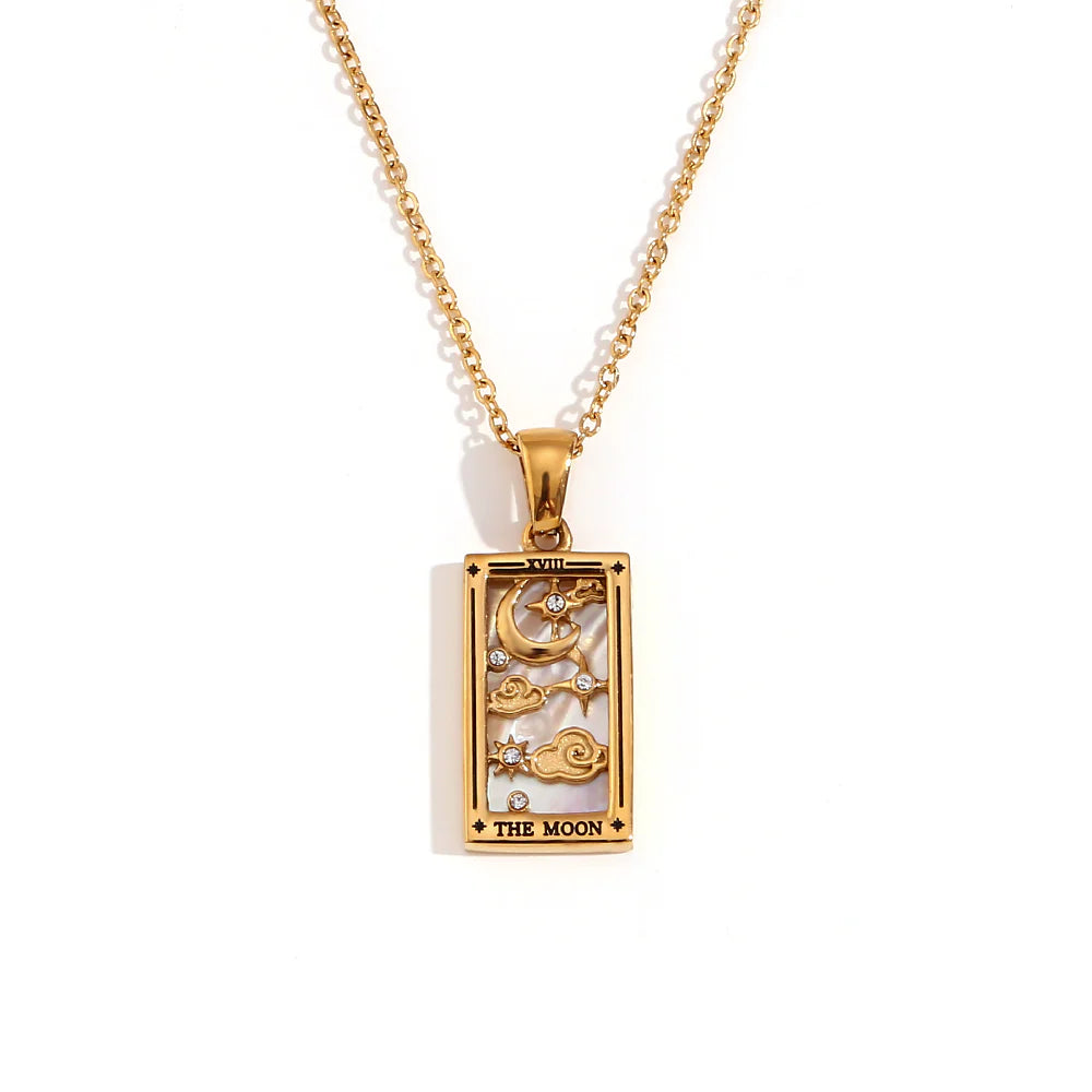 Luna Pendant Necklace - Gold