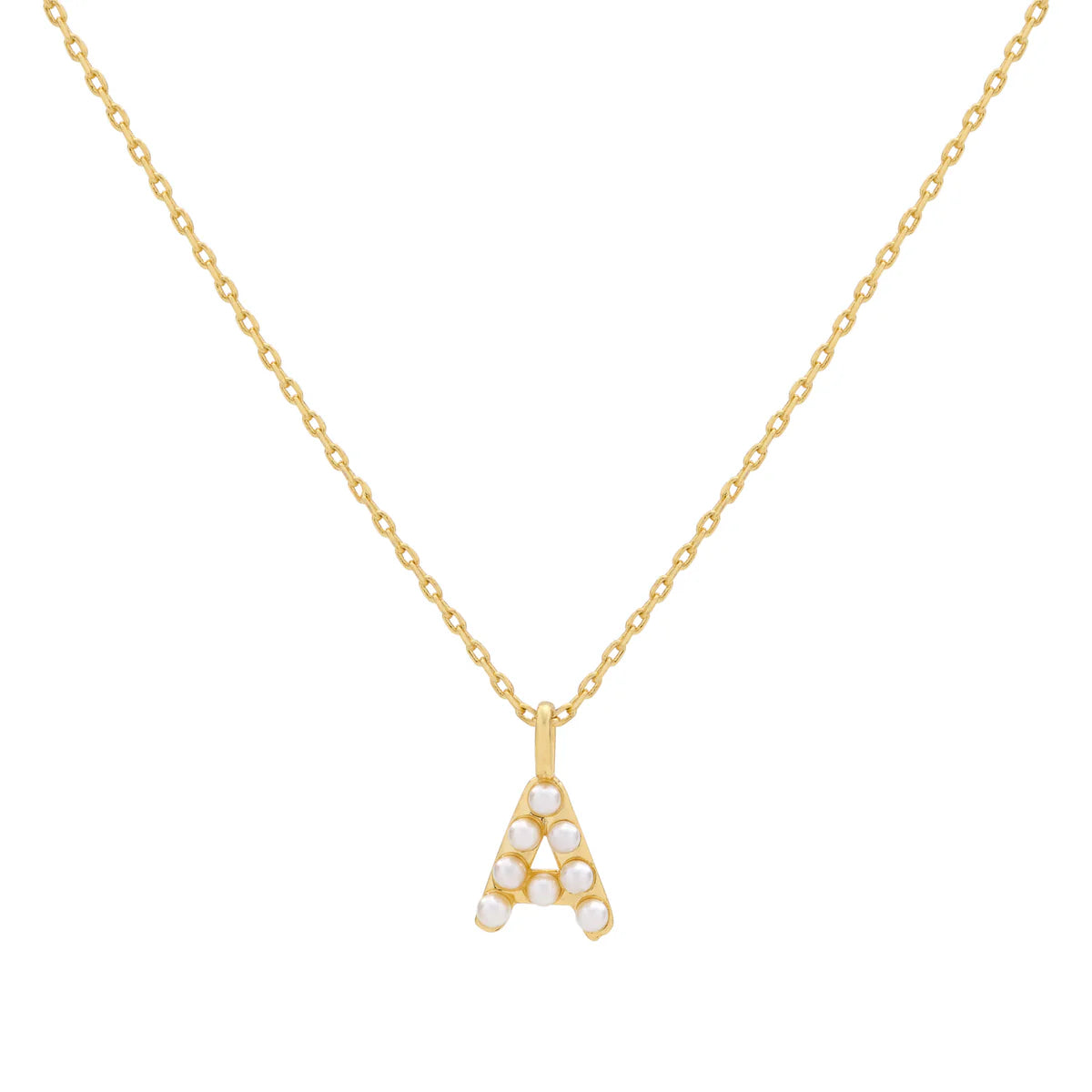 Initial Pearl Necklace - Small