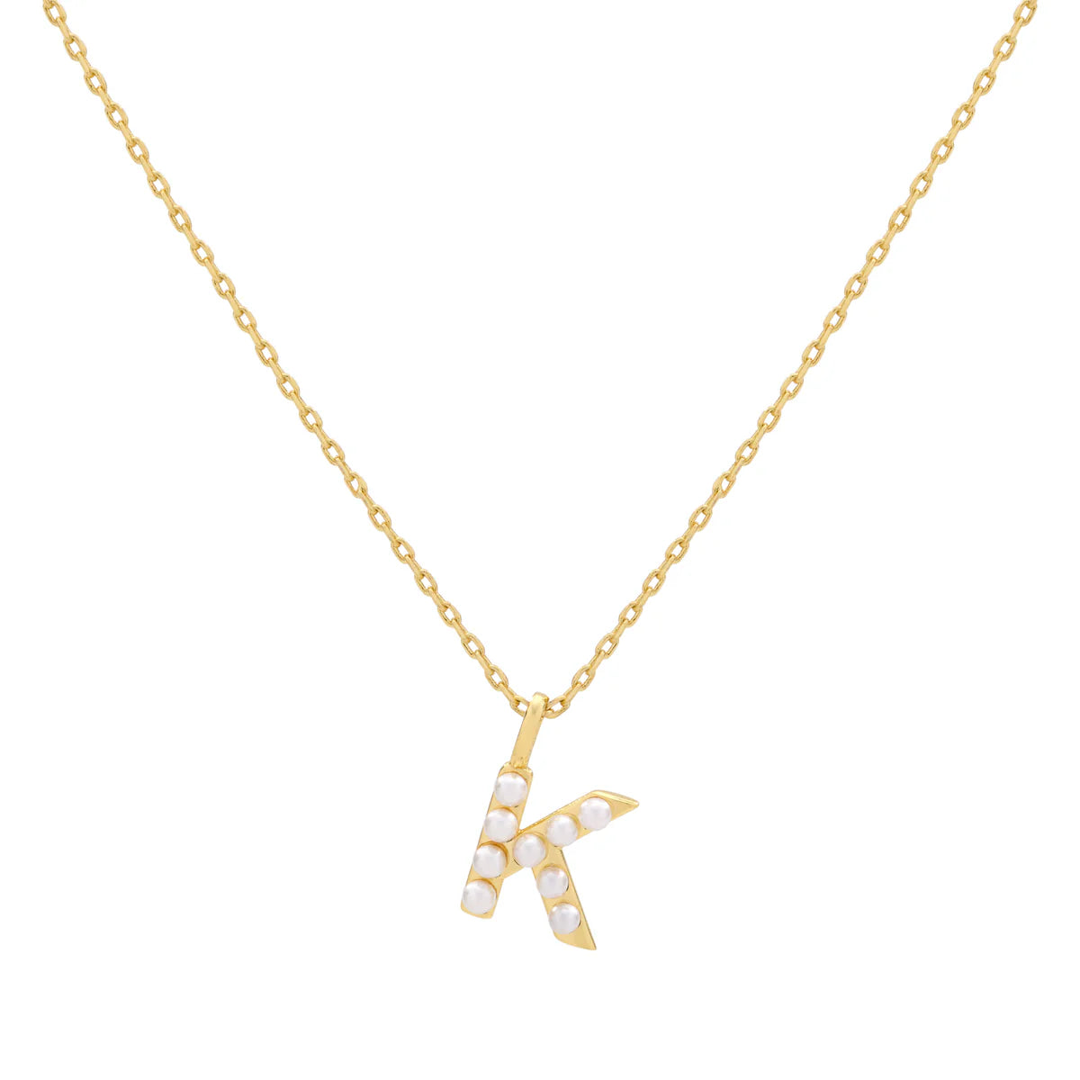 Initial Pearl Necklace - Small