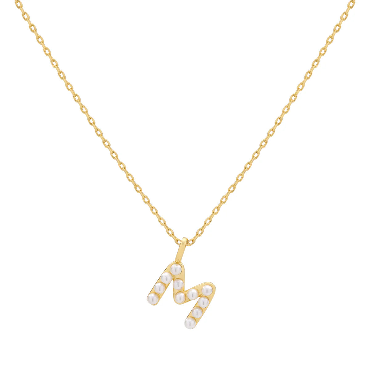 Initial Pearl Necklace - Small
