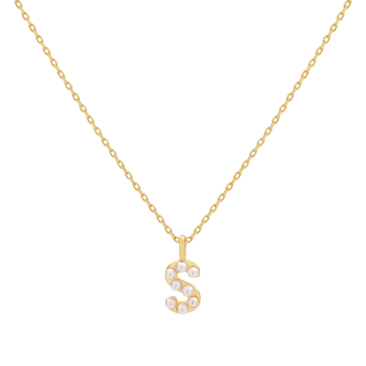 Initial Pearl Necklace - Small
