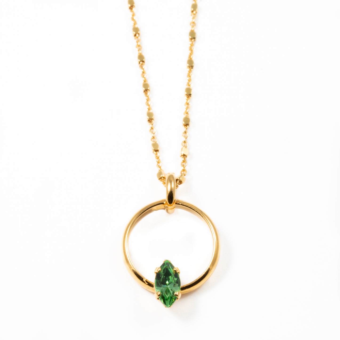 Tokyo Crystal Necklace - Green