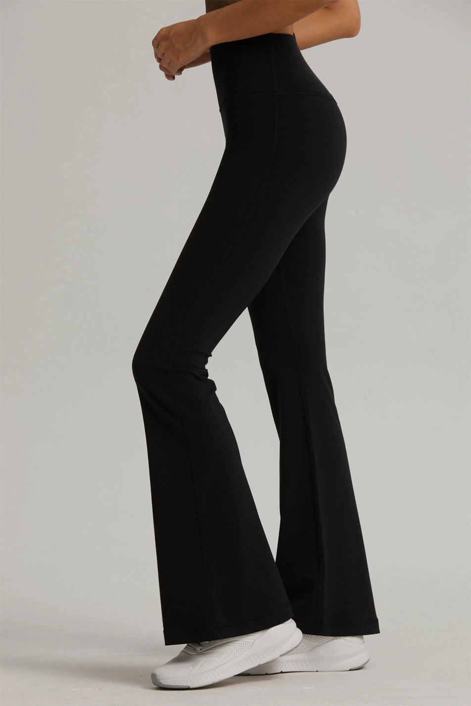 91 Athena High Waist Sculpting Flare Yoga Pants - Black