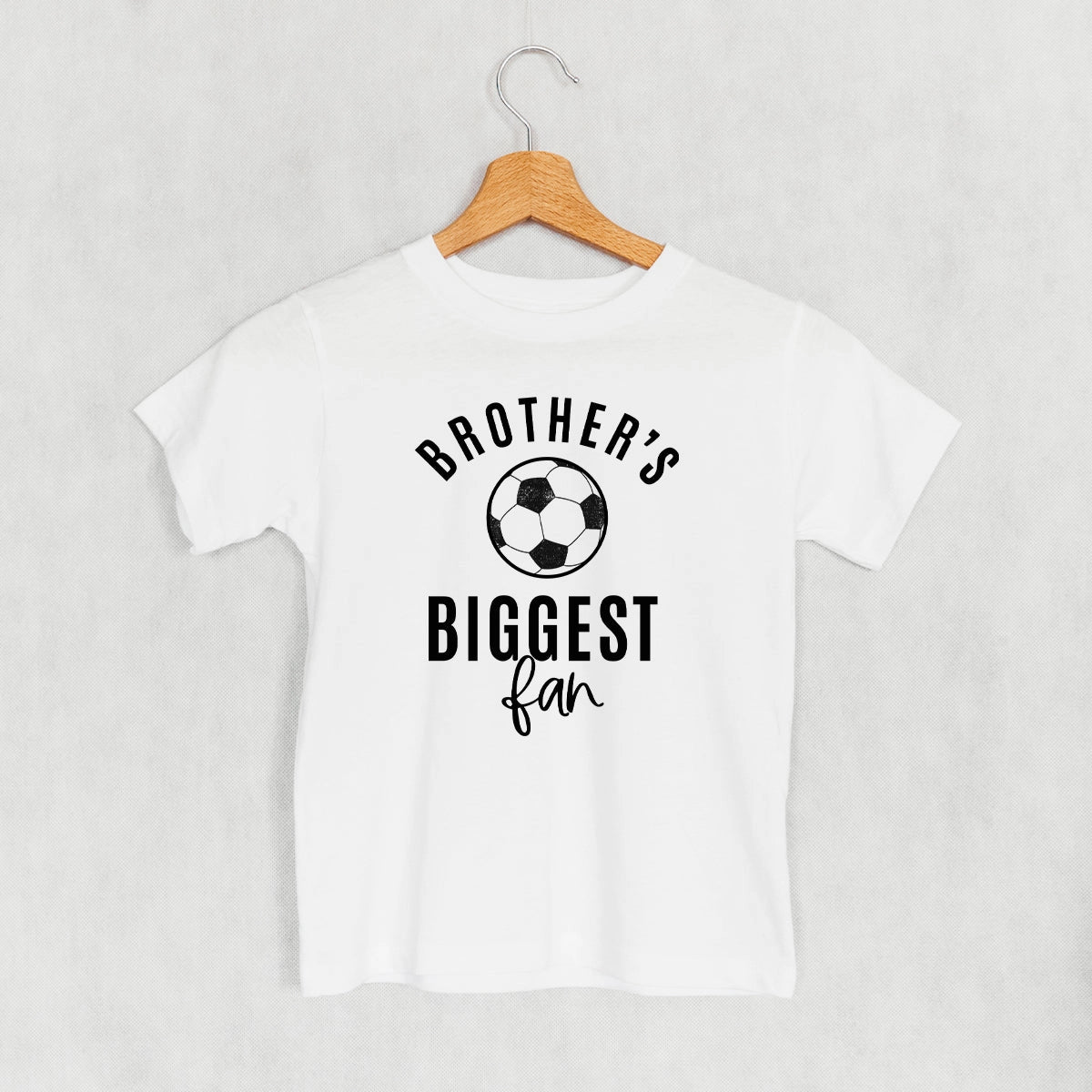 Ivy + Cloth Kids Brother's Biggest Fan Soccer - White