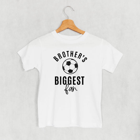 Ivy + Cloth Kids Brother's Biggest Fan Soccer - White