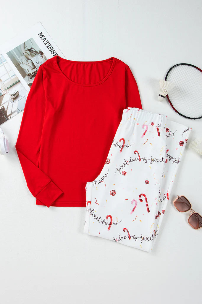 Christmas Loungewear Set - Red