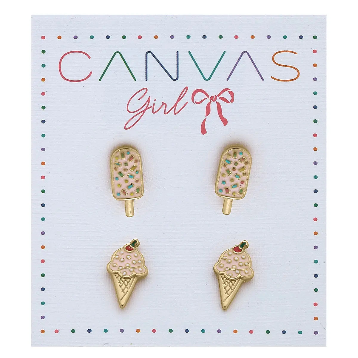 Roxy Popsicle & Ice Cream Children’S Stud Earrings