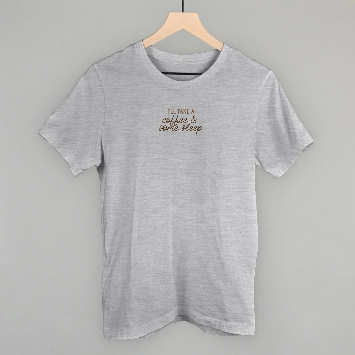 Ivy + Cloth I'll Take A Coffee & Some Sleep Tee - Athletic Heather
