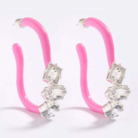 Hottest Obsession Hoops - Candy Pink