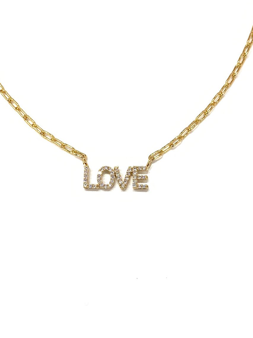 Love Necklace - Gold