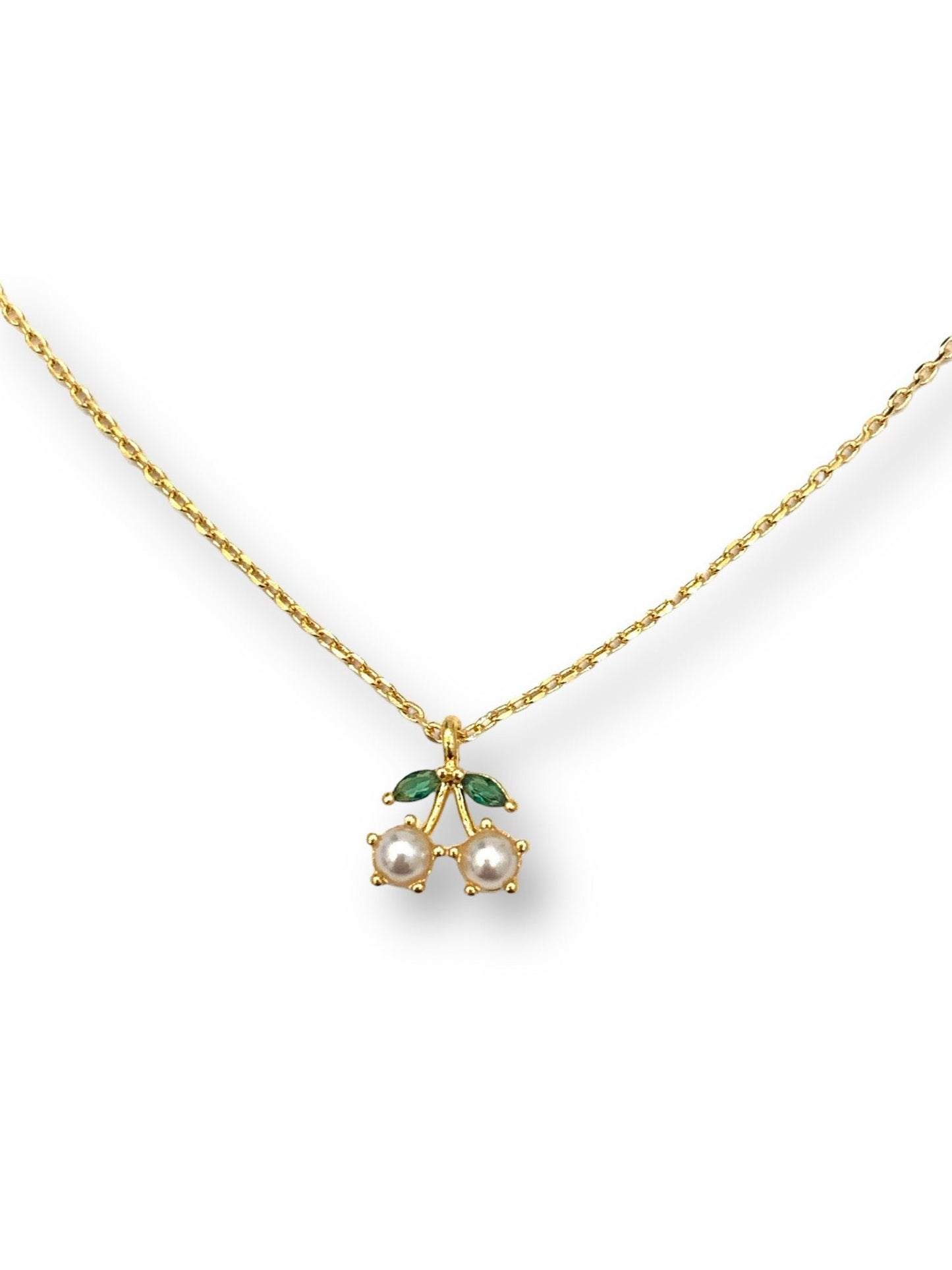 Lise Cherry Necklace - Gold